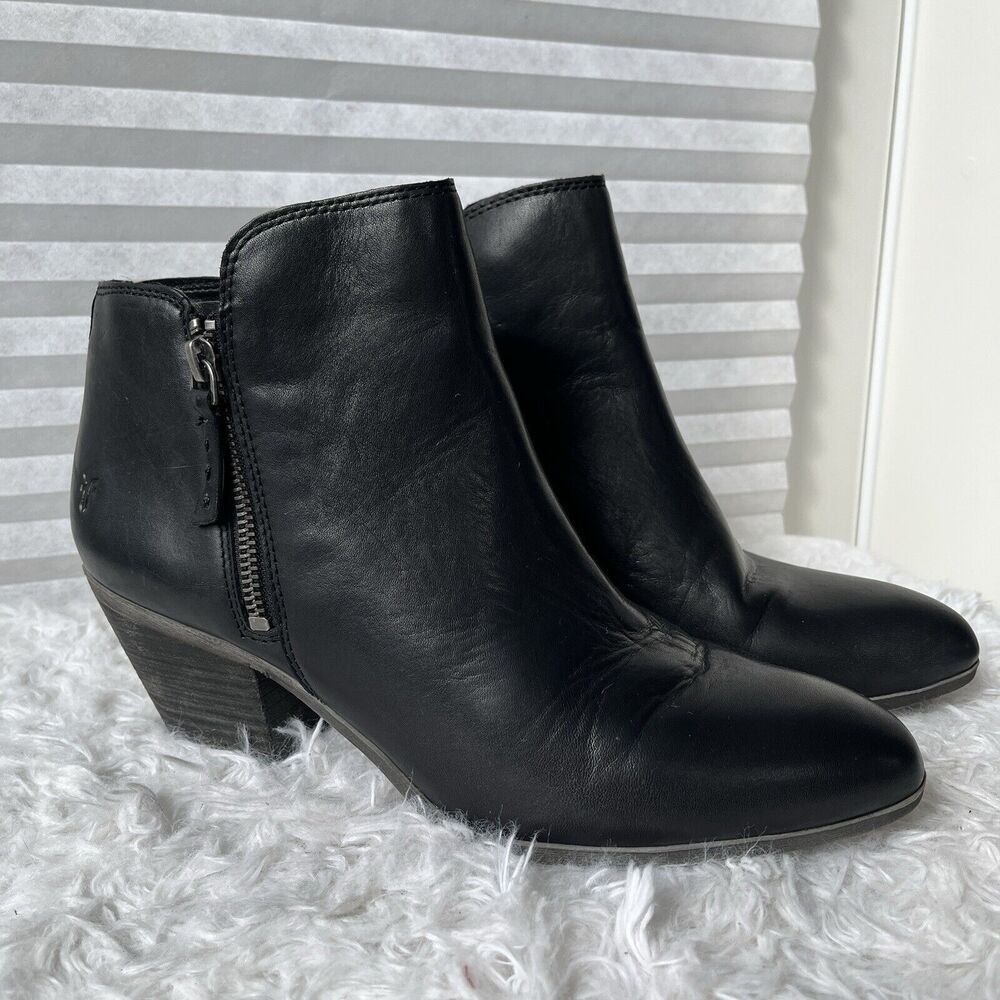 Frye Judith Zip bootie style 3471738, leather Upper, casual, travel, size 10M